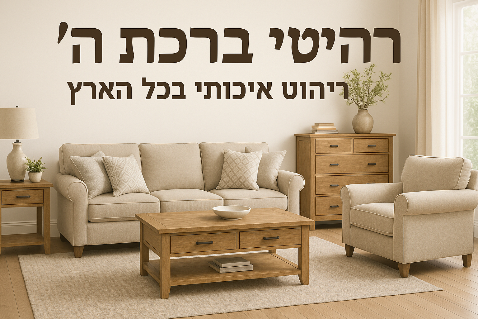 ריהוט מלא לבית מבצעים